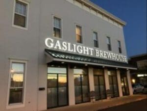 Store front of Gaslight Brewhouse 