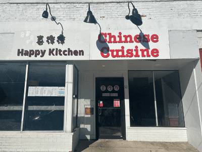 Exterior store front of Happy Kitchen Chinese Cuisine