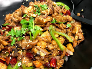 A close up of some food in a bowl