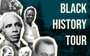 Collage photos of historical Black figures 
