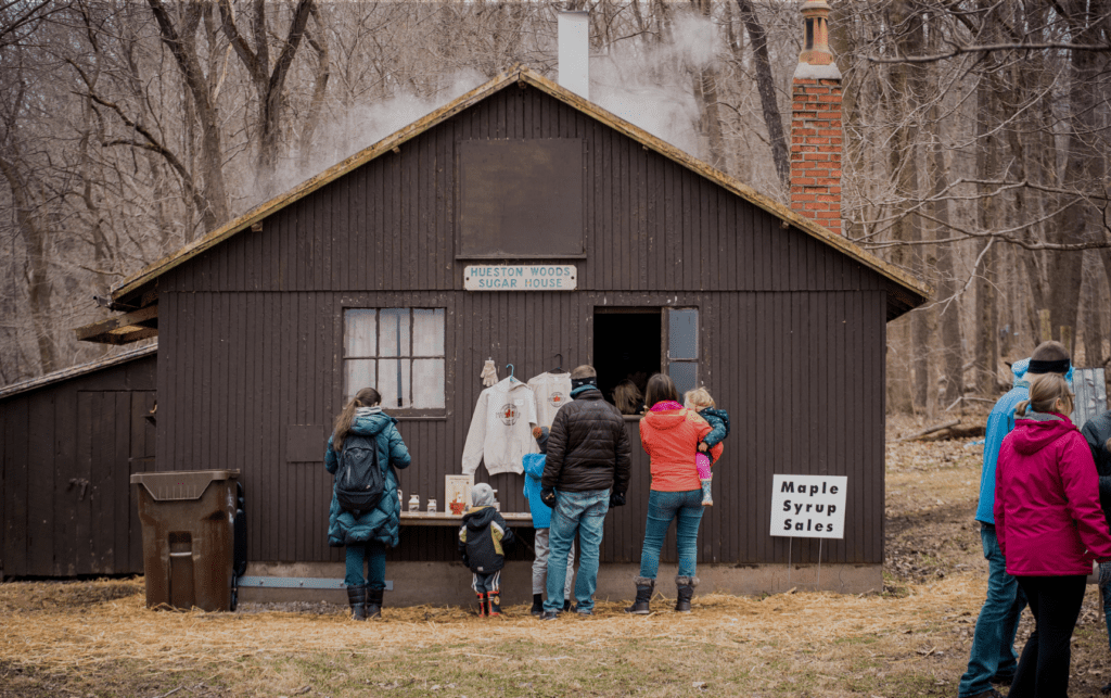 Sugar house on the Maple Syrup tour