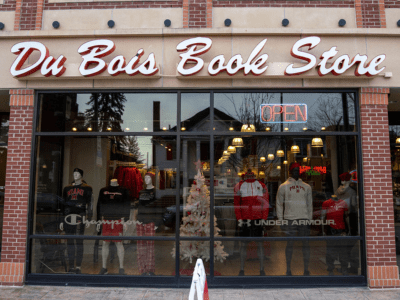 Store front of Du Bois Book Store