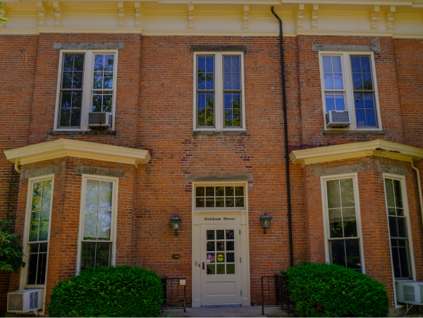 Photo of the exterior red brick building of Myaamia Center inside Miami University's Bonham House