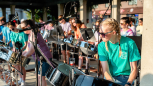 Miami Steel Band performing on the Uptown Stage