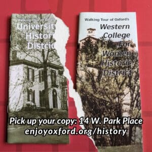 University Historic District and Western College for Women walking tour guides