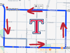 Talawanda homecoming parade route