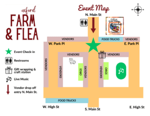 Oxford Farm and Flea event map