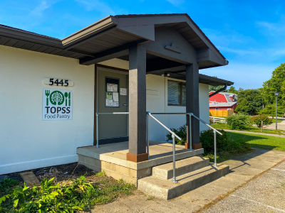 Exterior of TOPSS food pantry