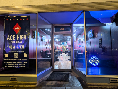 Exterior of Ace High Poker Club