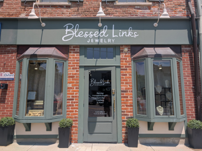 Exterior store front of Blessed Links Jewelry