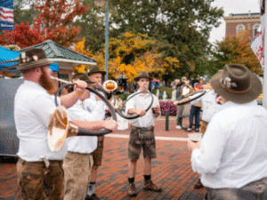 German Hunting Horns at Uptown, Oxford